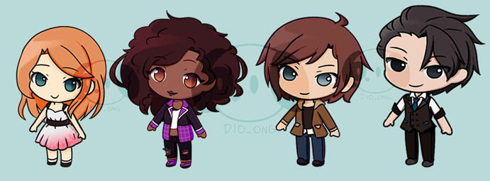 [OC] Chibi Mona Prang, Rozalin Sharpe, Clayton graphite & Winsor Pigment