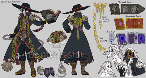 [Commission] DND Character Reference Sheet