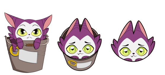 [Fanart] Kayden Monroe's Cat, Zelda, in a Bucket