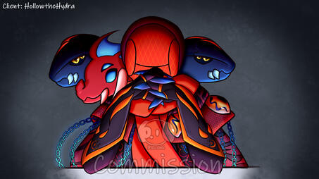 [Commission] Chibi Hollow Illustration